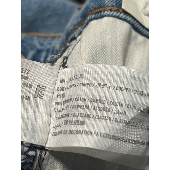 Abercrombie & Fitch Womens Mid Rise Straight Jeans Plus Size 24 Short - Picture 5 of 8